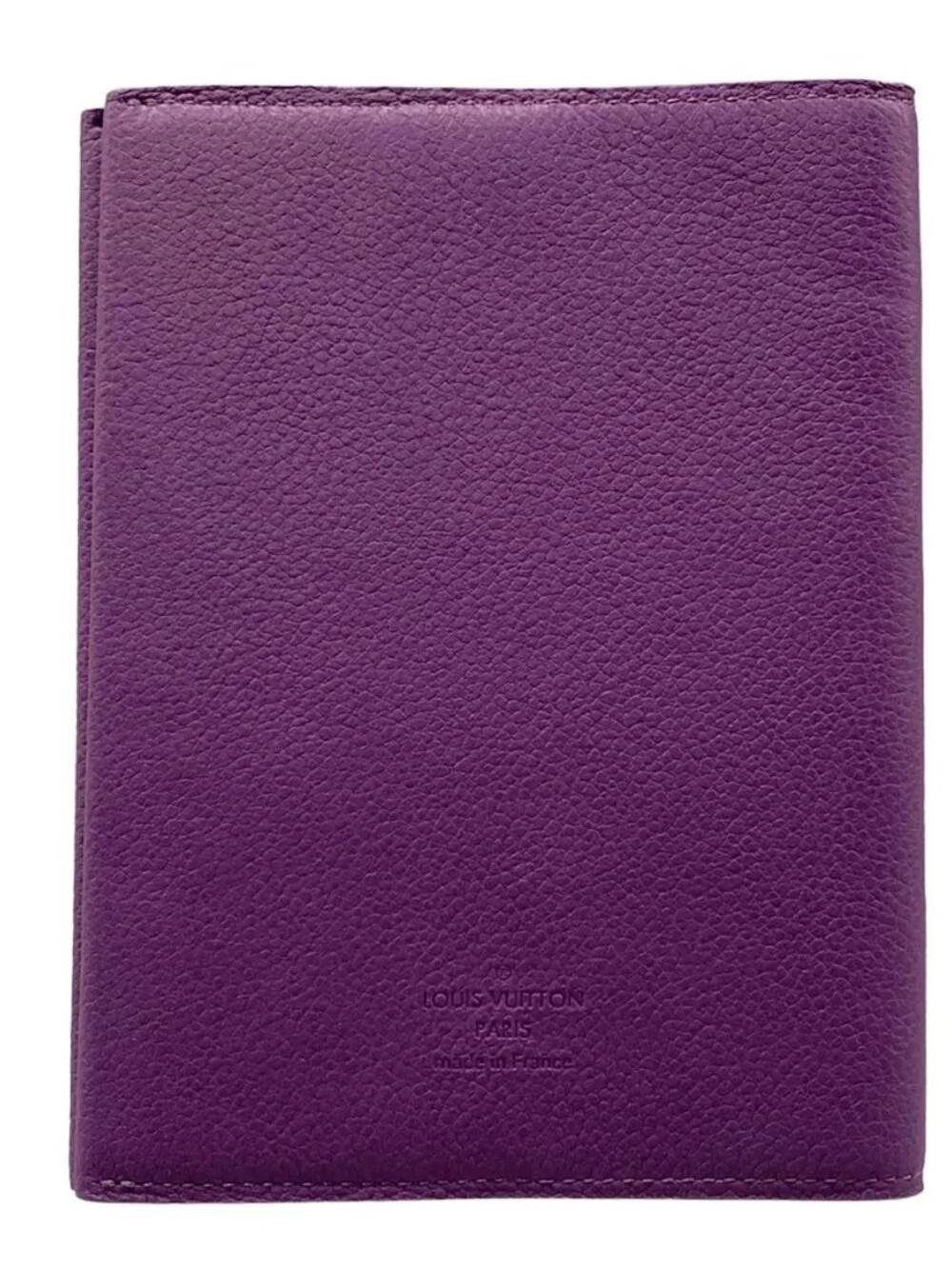 LOUIS VUITTON Couverture Carnet PM Cuir Purple Others SP2184 Agenda